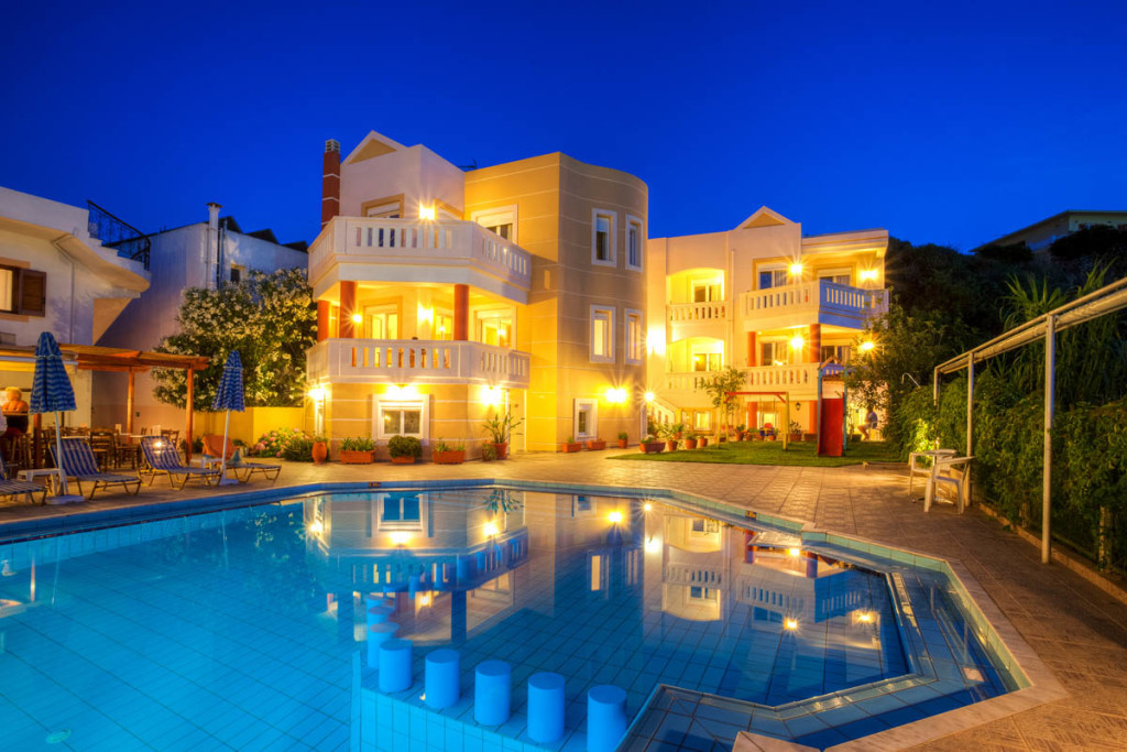 Artemis Apartments Hotel — Kato Stalos, Chania, Crete island, Greece